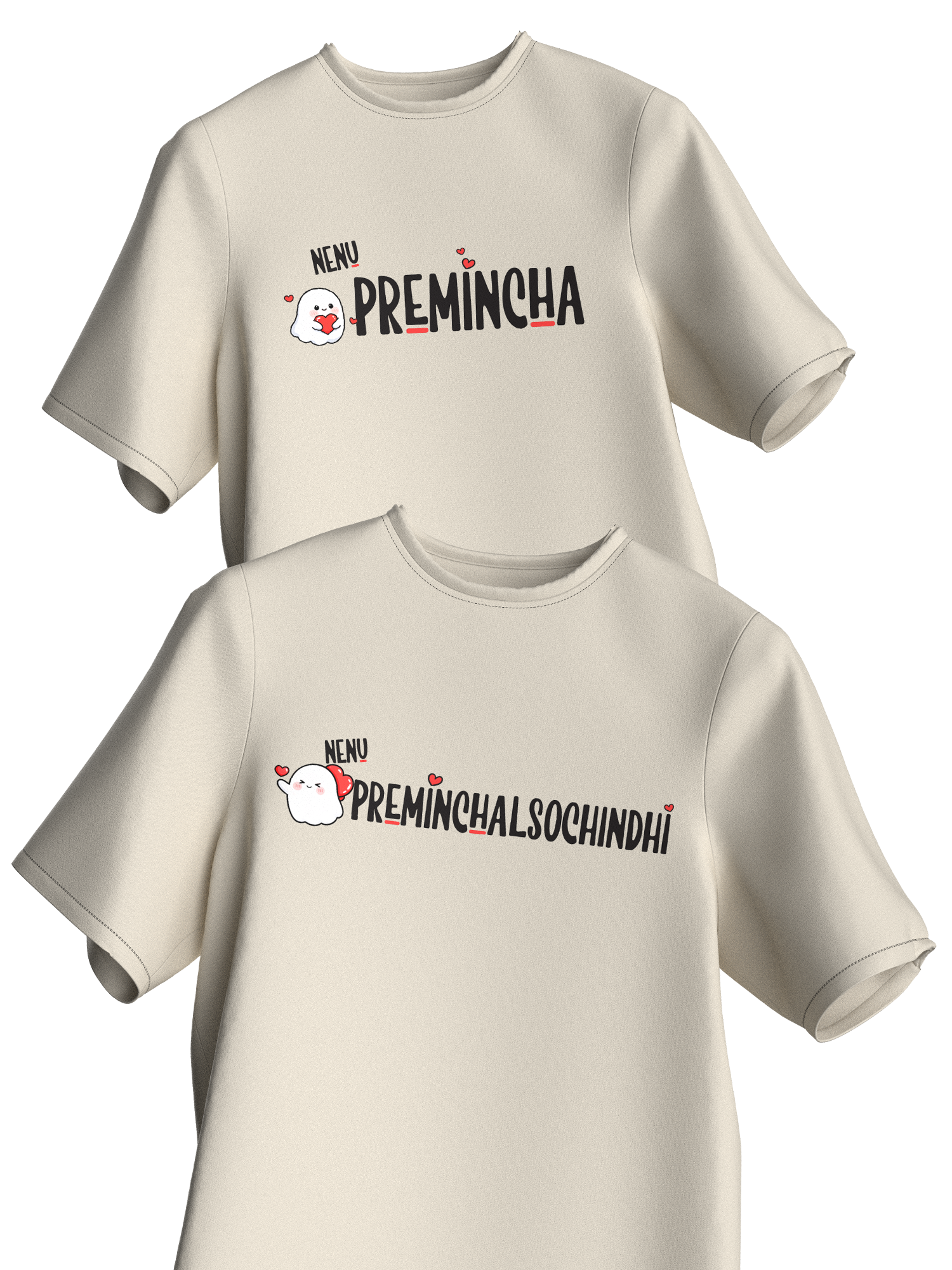 Nenu Premincha....Preminchalsochindhi (Set of 2 couple t-shirts)